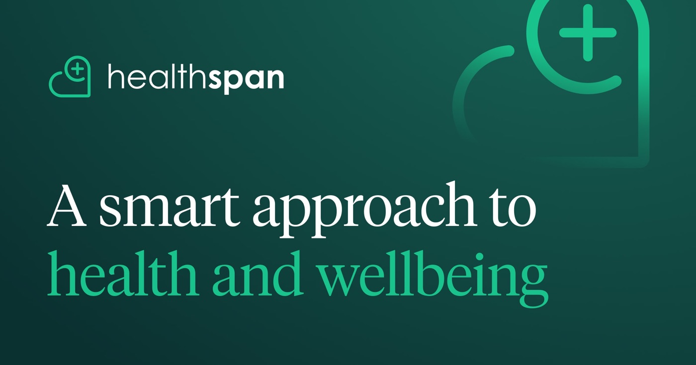 Health Span brand identity in green